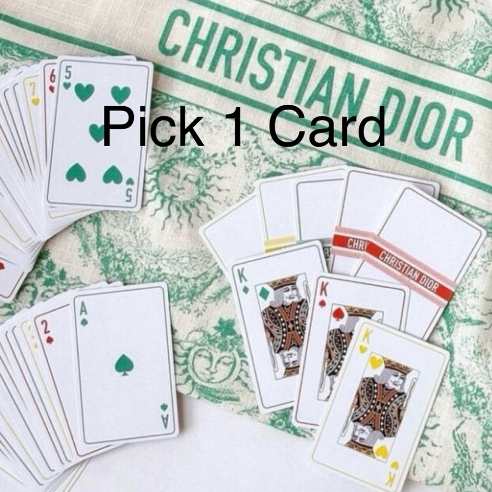 Christian Dior Playing Cards - LIMITED EDITION - (Pick 1 card) NWOT